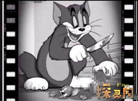 1945年猫和老鼠灵异事件，诡异片段十分血腥(tom锯开Jerry身体)