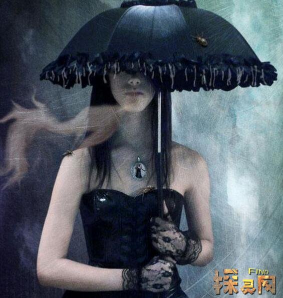 世界禁画雨中女郎为什么恐怖，让人发疯发狂(原图+恐怖原理)